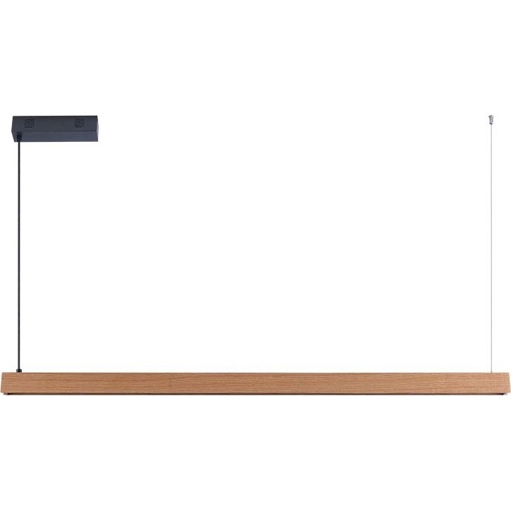 Immax NEO 07303L - LED dimmējama pakaramā lampa uz kabeļa MADEIRA LED/26W/230V Wi-Fi Tuya 122 cm ozols + ar tālvadības pulti