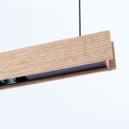 Immax NEO 07303L - LED dimmējama pakaramā lampa uz kabeļa MADEIRA LED/26W/230V Wi-Fi Tuya 122 cm ozols + ar tālvadības pulti