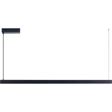 Immax NEO 07307L - regulējama LED piekaramā lampa uz troses MADEIRA LED/33W/230V Wi‑Fi Tuya 152 cm melna + tālvadības pults