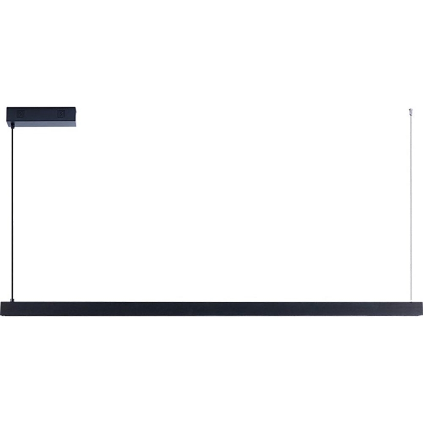 Immax NEO 07307L - regulējama LED piekaramā lampa uz troses MADEIRA LED/33W/230V Wi‑Fi Tuya 152 cm melna + tālvadības pults