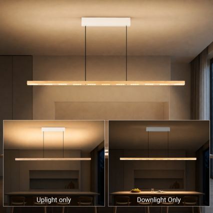 Immax NEO 07310L - MADEIRA LED dimējama lustra uz troses ar sensoru LED/37W/230V 157 cm, no oses