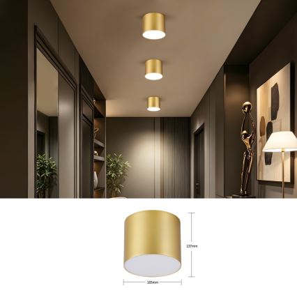 Immax NEO 07318L - RONDATE LED dimējama griestu lampa LED/32W/230V Ø 16,5 cm Wi-Fi Tuya zeltaina