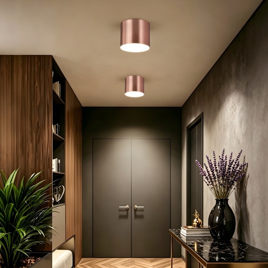 Immax NEO 07320L - LED dimējams griestu gaismeklis RONDATE LED/32W/230V diam. 16,5 cm Wi‑Fi Tuya rožu zelts