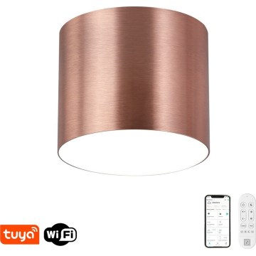 Immax NEO 07320L - LED dimējams griestu gaismeklis RONDATE LED/32W/230V Ø 16,5 cm Wi-Fi Tuya rozā zelta krāsā