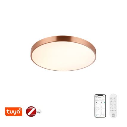 Immax NEO 07322L - regulējams LED griestu gaismeklis NEO LITE SEMPLICI LED/60W/230V diametrs 60 cm vara krāsā + tālvadības pults