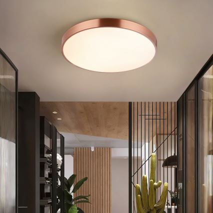 Immax NEO 07322L - regulējams LED griestu gaismeklis NEO LITE SEMPLICI LED/60W/230V diametrs 60 cm vara krāsā + tālvadības pults