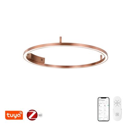 Immax NEO 07326-80C - FINO LED regulējams griestu gaismeklis LED/55W/230V 80 cm Tuya rozā zelts + tālvadības pults