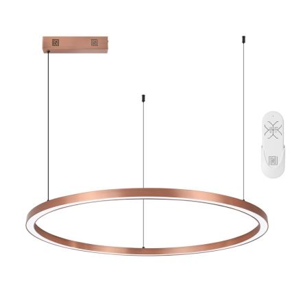 Immax NEO 07327L - FINO LED lustrs uz troses, ar regulējamu gaismas spilgtumu LED/55W/230V, 80 cm, rožzeltains, Tuya + tālvadība