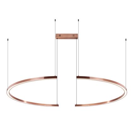 Immax NEO 07328L - FINO regulējama LED lustra uz troses, 72W/230V, 120 cm, rožu zelts, Tuya + tālvadības pults
