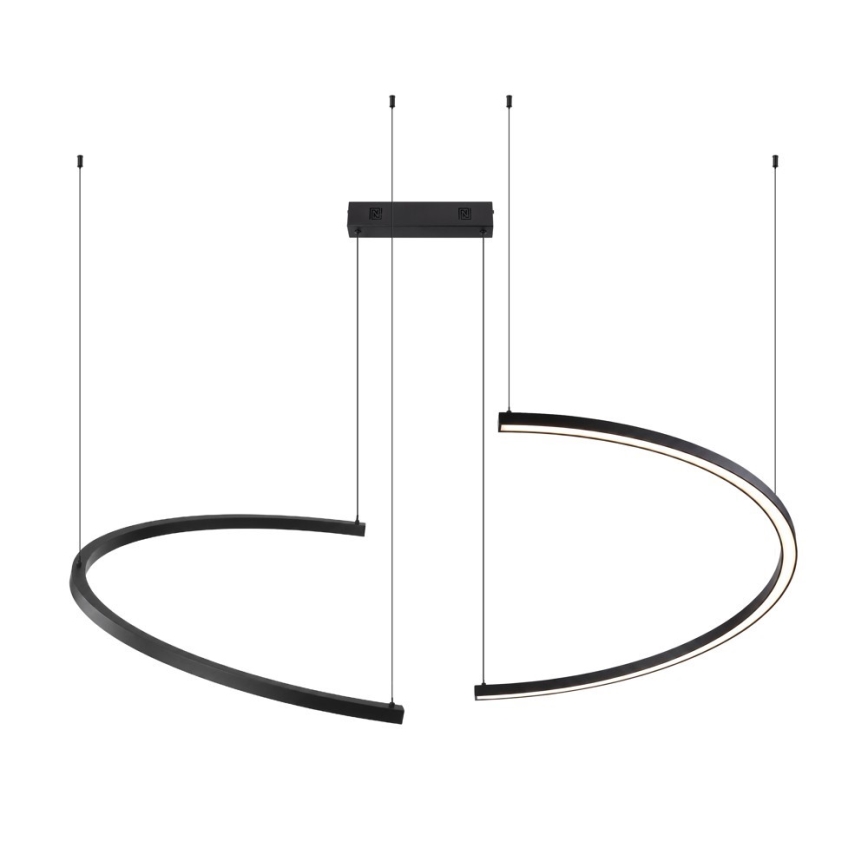 Immax NEO 07329L - dimmējams LED pakaramais uz troses FINO LED/72W/230V 120 cm Tuya, melns + tālvadības pults