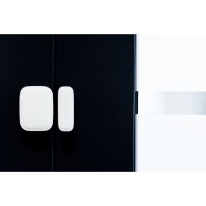 Immax NEO 07511L - KOMPLEKTS 2x Magnētiskais loga un durvju sensors SMART 1xCR2032  Zigbee Tuya