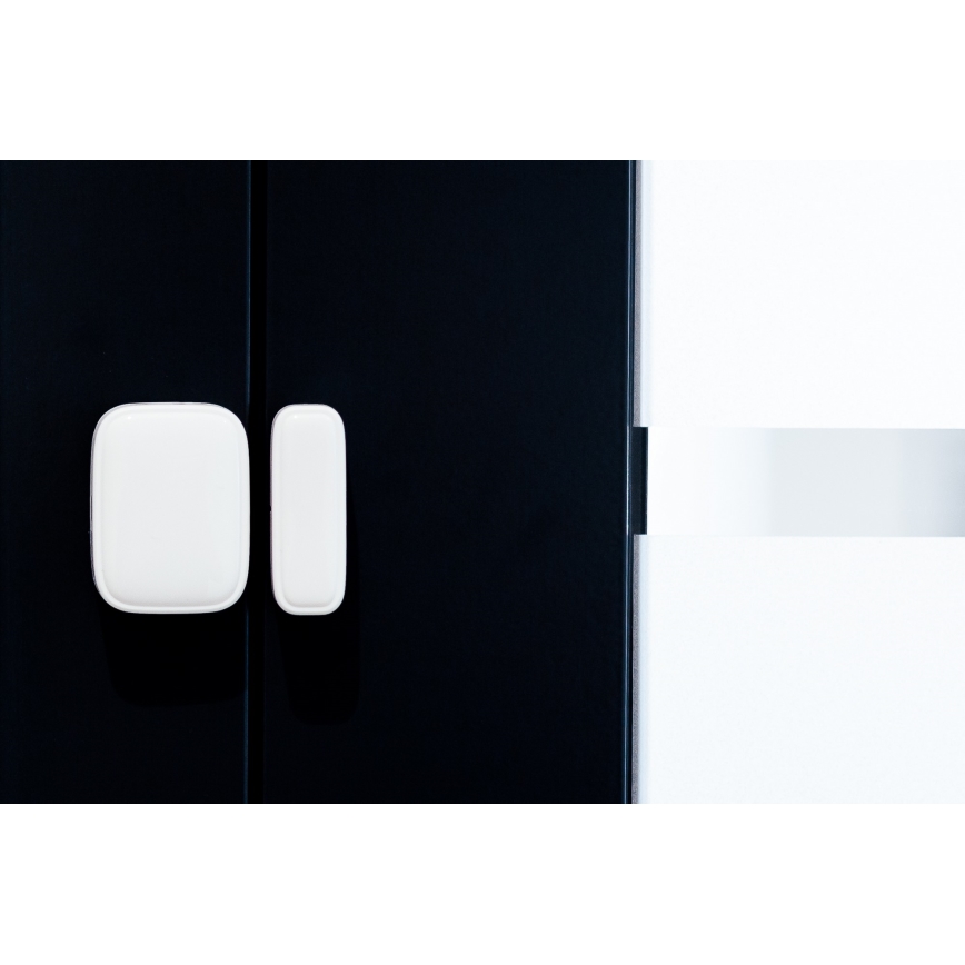 Immax NEO 07511L - KOMPLEKTS 2x Magnētiskais loga un durvju sensors SMART 1xCR2032  Zigbee Tuya