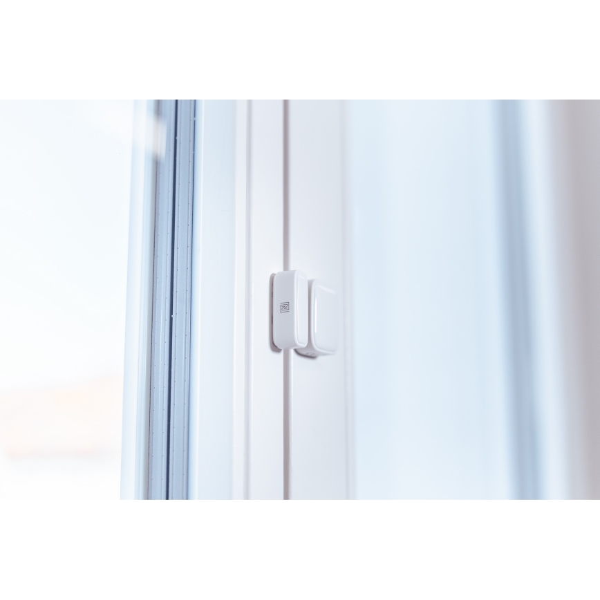 Immax NEO 07511L - KOMPLEKTS 2x Magnētiskais loga un durvju sensors SMART 1xCR2032  Zigbee Tuya