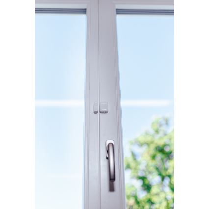 Immax NEO 07511L - KOMPLEKTS 2x Magnētiskais loga un durvju sensors SMART 1xCR2032  Zigbee Tuya