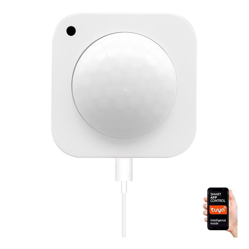 Immax NEO 07527L - Viedais PIR kustību sensors 1xCR123A IP20 Tuya