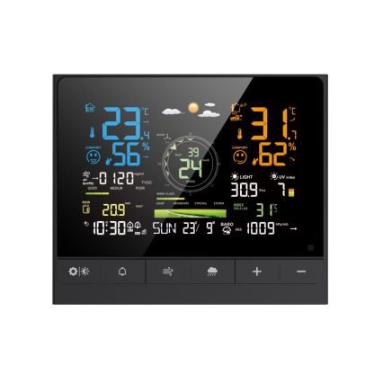 Immax NEO 07528L - Profesionālā meteostacija 7 vienā NEO LITE SMART 5V/2xAAA + 3xAA