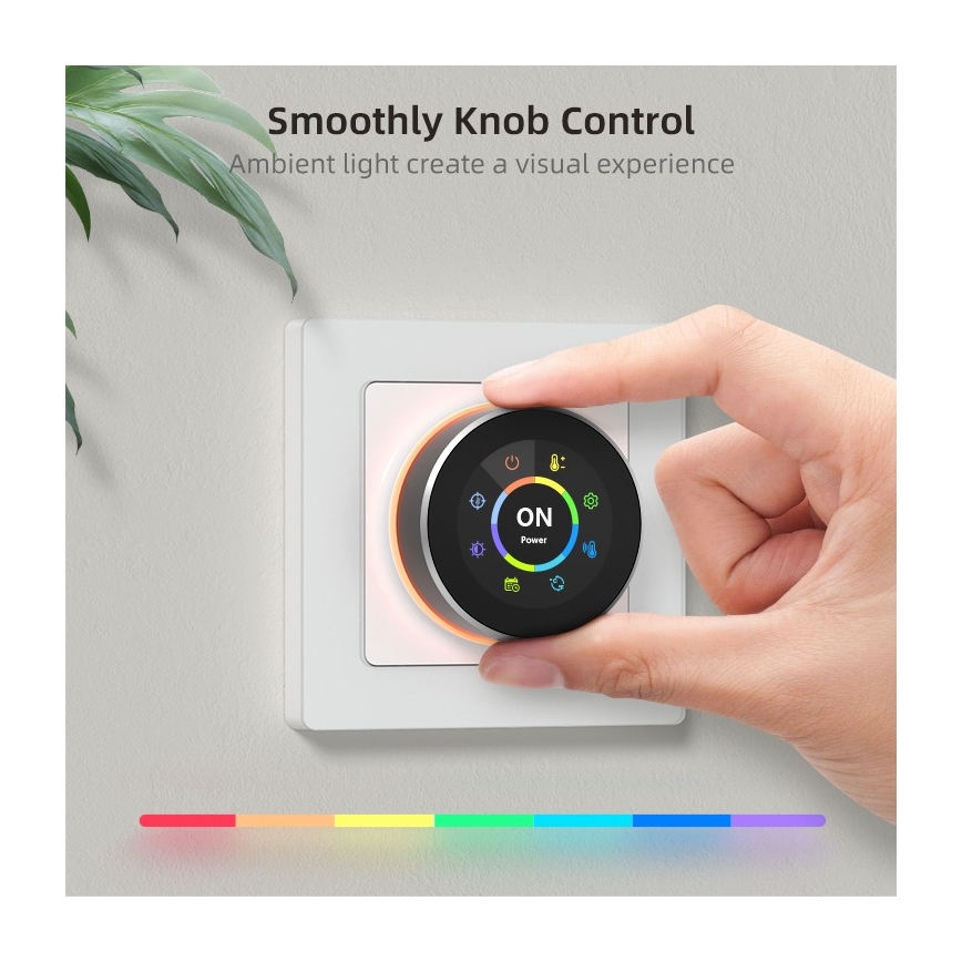 Immax NEO 07534L - viedais grīdas apsildes termostats 230V/3A Wi‑Fi Tuya