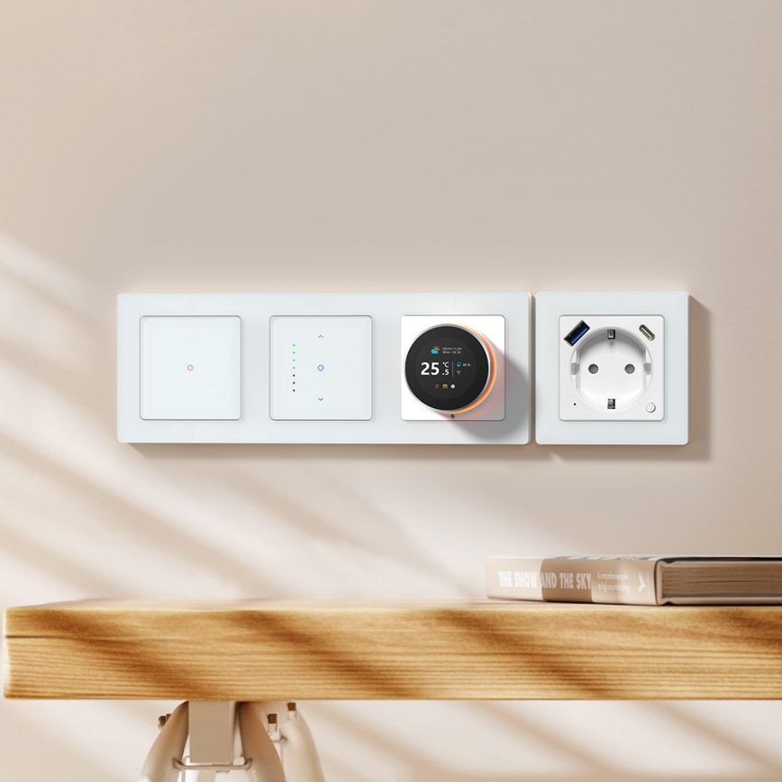 Immax NEO 07538L - vienpogu SMART slēdzis 230 V Wi‑Fi Tuya