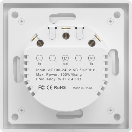 Immax NEO 07549L - viedais vienpogas slēdzis 230 V