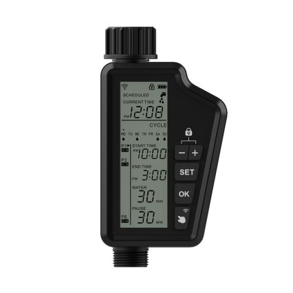 Immax NEO 07556L - Laistīšanas vārsts 4xAA IP65 Wi-Fi Tuya