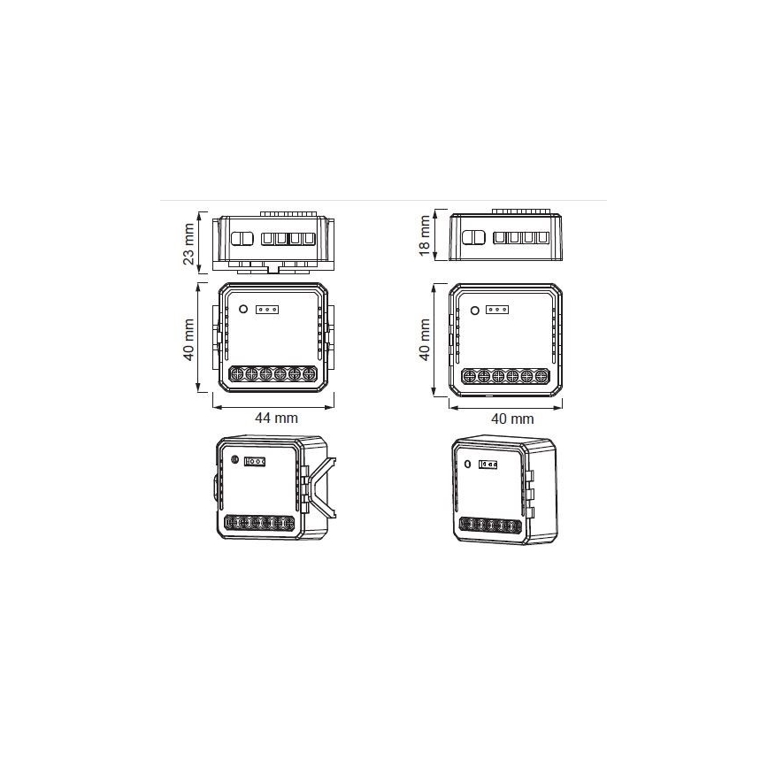 Immax NEO 07571L - Smart ierīce NEO LITE V7 2 pogas Wi-Fi Tuya