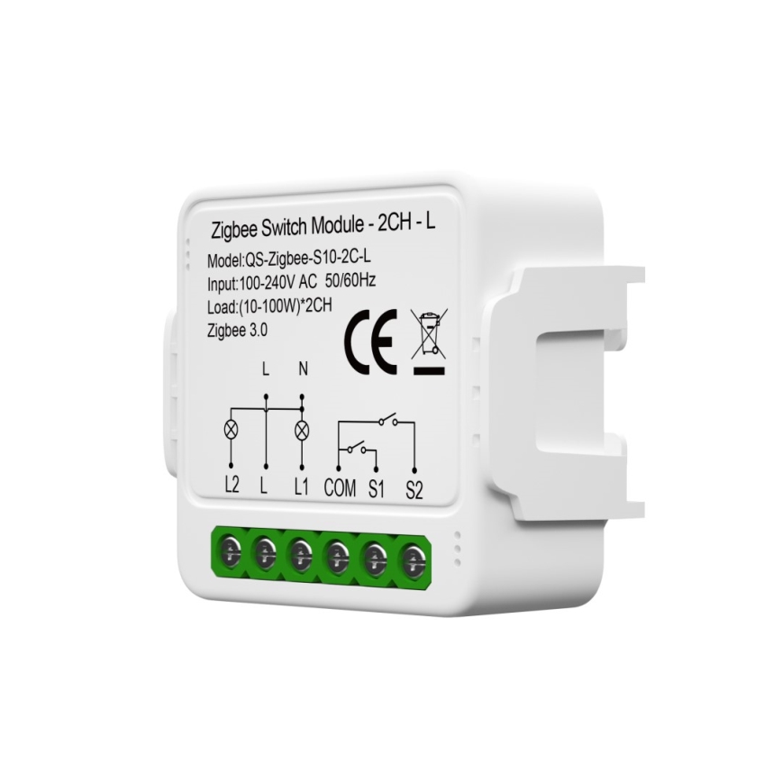 Immax NEO 07572L - Smart ierīce NEO LITE V8 2 pogas Tuya