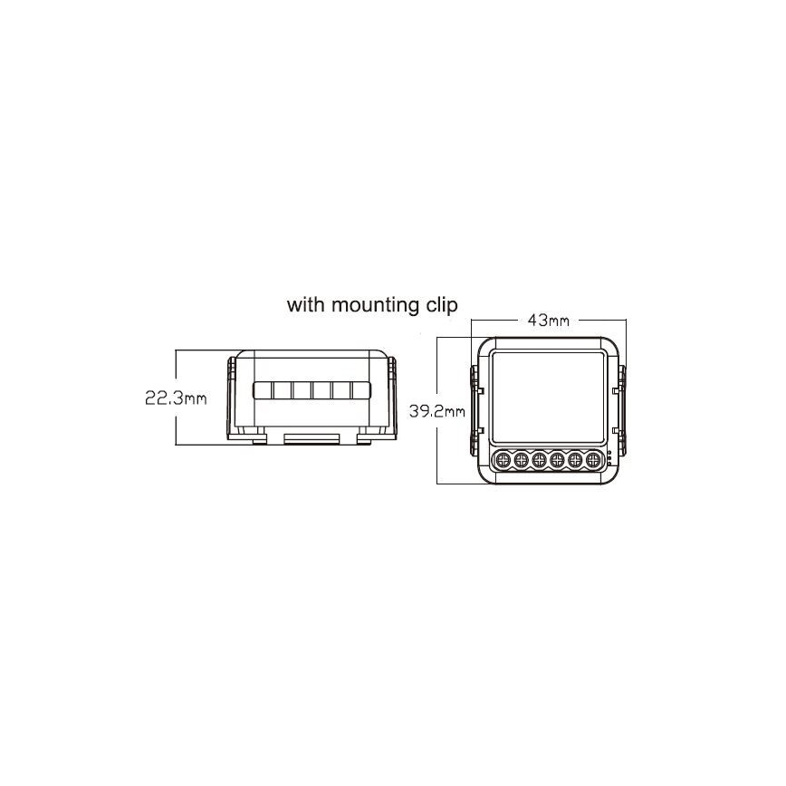 Immax NEO 07572L - Smart ierīce NEO LITE V8 2 pogas Tuya