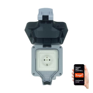 Immax NEO 07708L - Āra kontaktligzda NEO LITE Smart 1x230V IP65 Wi-Fi Tuya