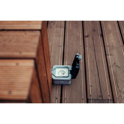 Immax NEO 07708L - Āra kontaktligzda NEO LITE Smart 1x230V IP65 Wi-Fi Tuya