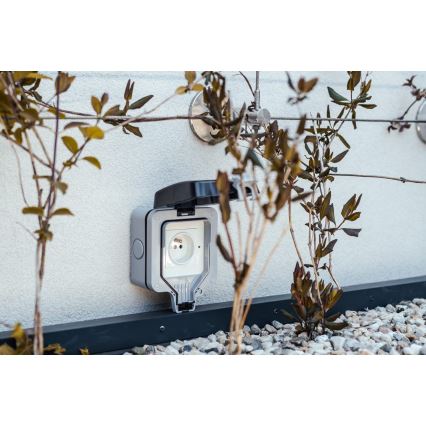 Immax NEO 07708L - Āra kontaktligzda NEO LITE Smart 1x230V IP65 Wi-Fi Tuya