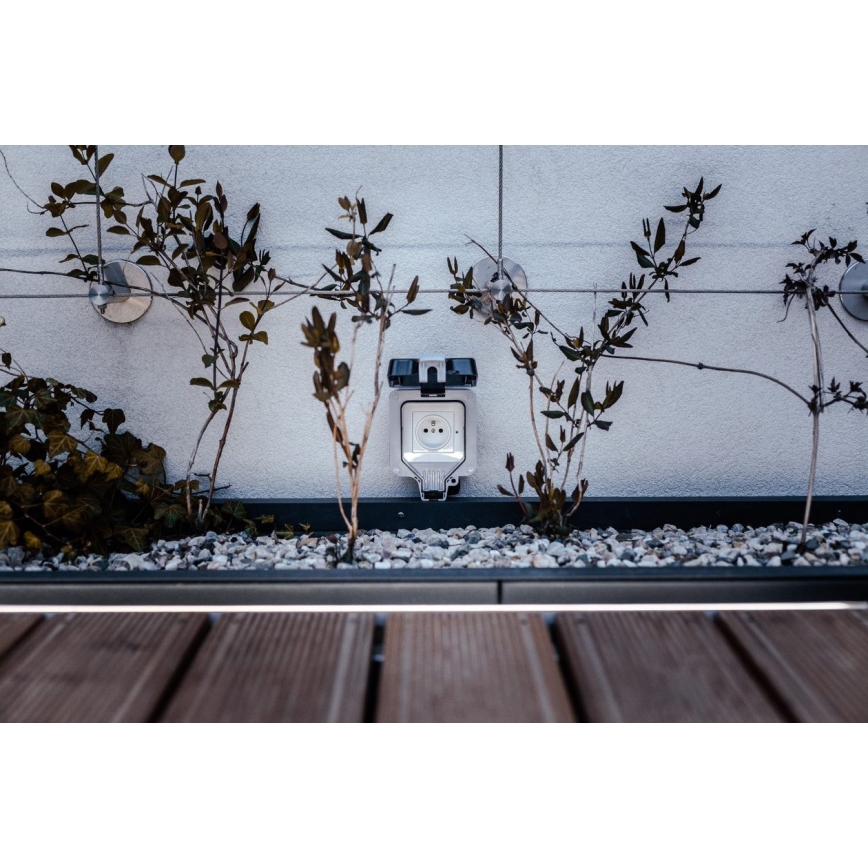 Immax NEO 07708L - Āra kontaktligzda NEO LITE Smart 1x230V IP65 Wi-Fi Tuya