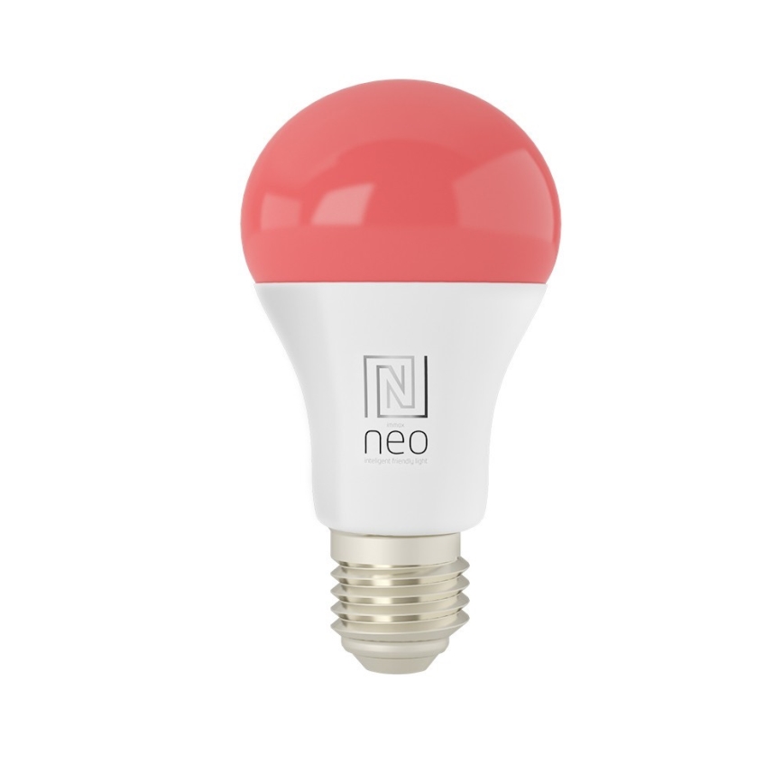 Immax NEO 07712L - LED RGB+CCT Aptumšojama spuldze NEO LITE Smart E27/9W/230V Wi-Fi Tuya 2200 - 6500K