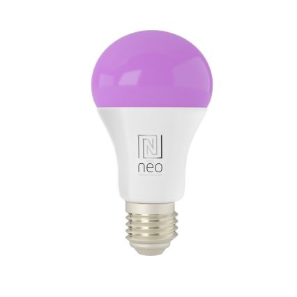 Immax NEO 07712L - LED RGB+CCT Aptumšojama spuldze NEO LITE Smart E27/9W/230V Wi-Fi Tuya 2200 - 6500K