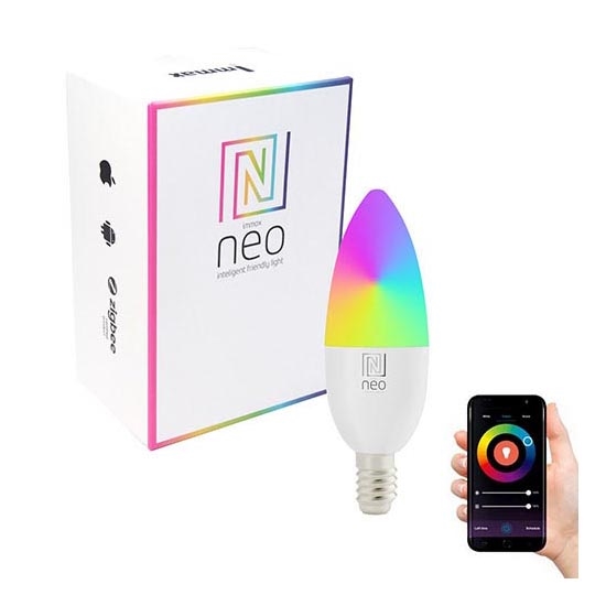 Immax NEO 07716L - LED RGB+CCT Aptumšojama spuldze E14/5,5W/230V 2700K Wi-Fi Tuya