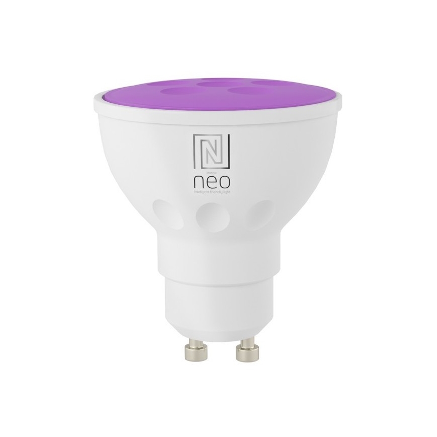 Immax NEO 07724L - LED RGB+CCT Aptumšojama spuldze GU10/4,8W/230V 2700K Wi-Fi Tuya