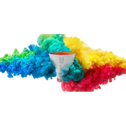 Immax NEO 07724L - LED RGB+CCT Aptumšojama spuldze GU10/4,8W/230V 2700K Wi-Fi Tuya