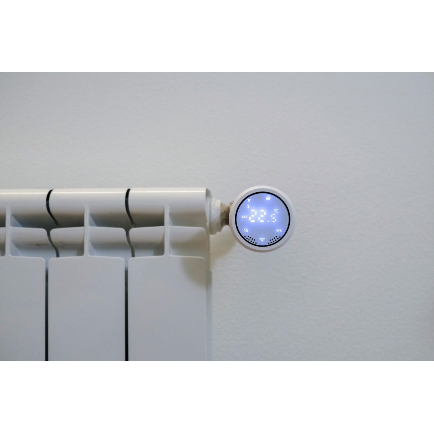 Immax NEO 07732L - Termostata vārsts 2xAA/3V Tuya