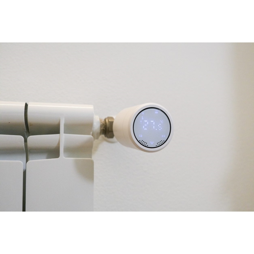 Immax NEO 07732L - Termostata vārsts 2xAA/3V Tuya