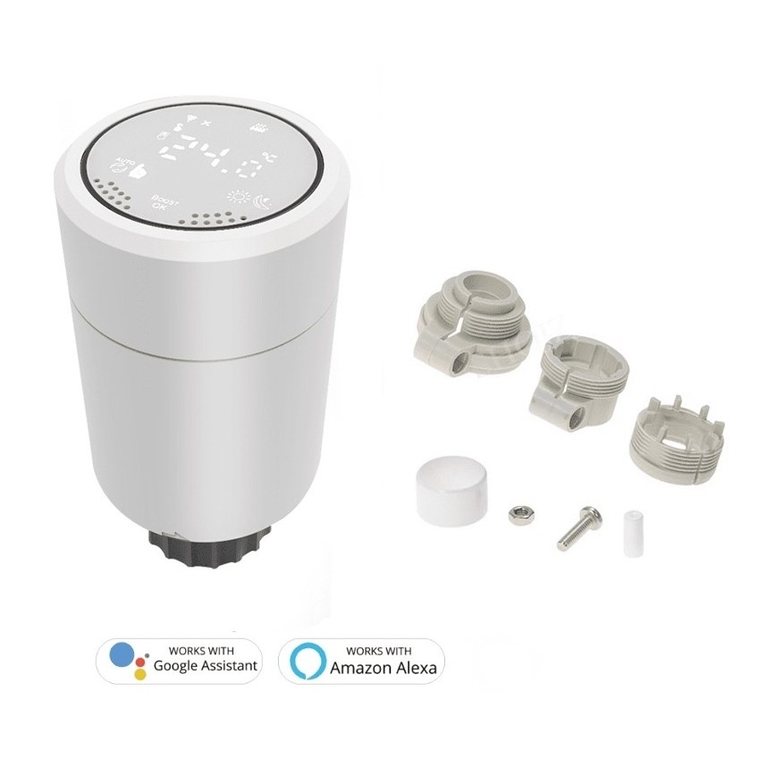 Immax NEO 07732L - Termostata vārsts 2xAA/3V Tuya
