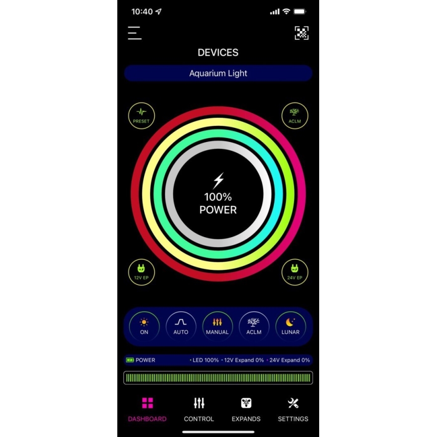 Immax NEO 07741L - LED WRGB Akvārija apgaismojums NEO LITE LED/60W/24V Wi-Fi Tuya