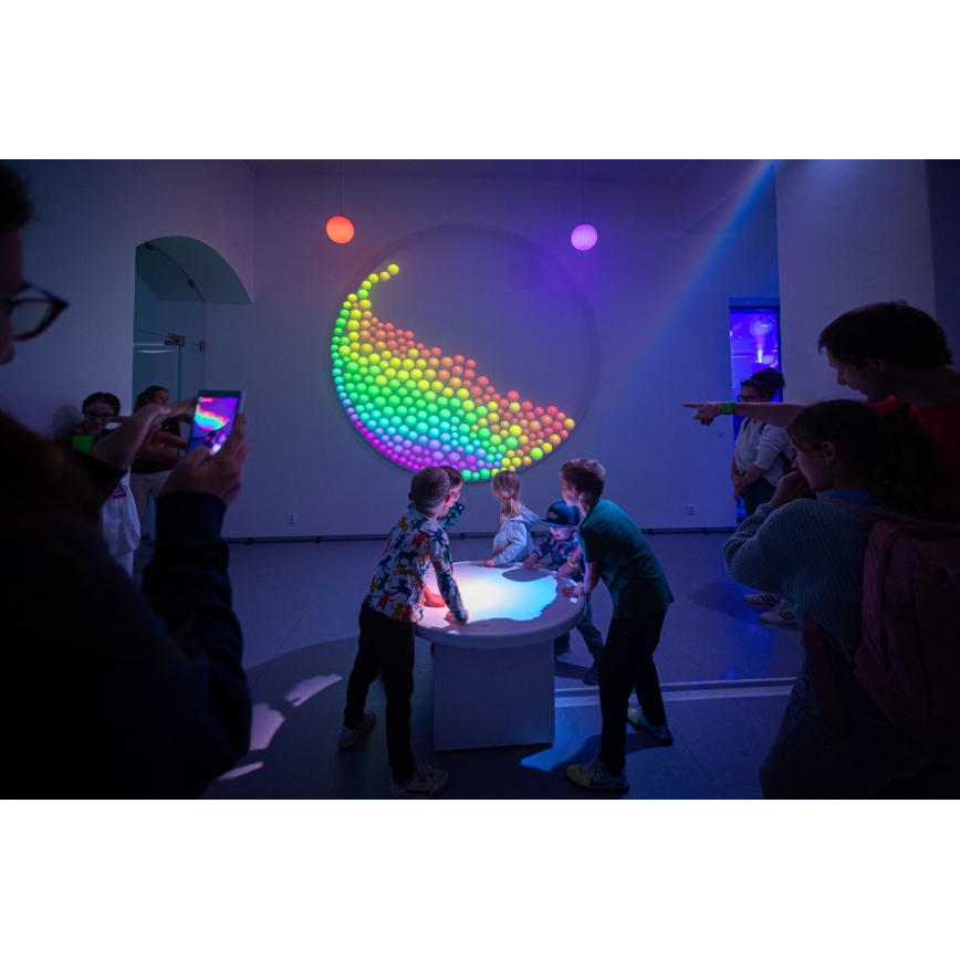 Immax NEO 07745CDO - Komplekts 3x regulējamas LED spuldzes RGB+CCT E14/6W/230V, Wi‑Fi un tālvadības pults
