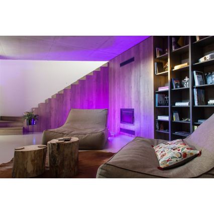 Immax NEO 07745CDO - Komplekts 3x regulējamas LED spuldzes RGB+CCT E14/6W/230V, Wi‑Fi un tālvadības pults