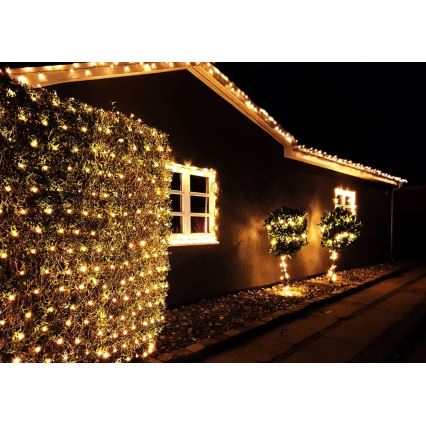 Immax NEO 07749L - LED Aptumšojama āra virtene NEO LITE 200xLED/8 funkcijas 23m 2700-6500K IP44 Wi-Fi Tuya