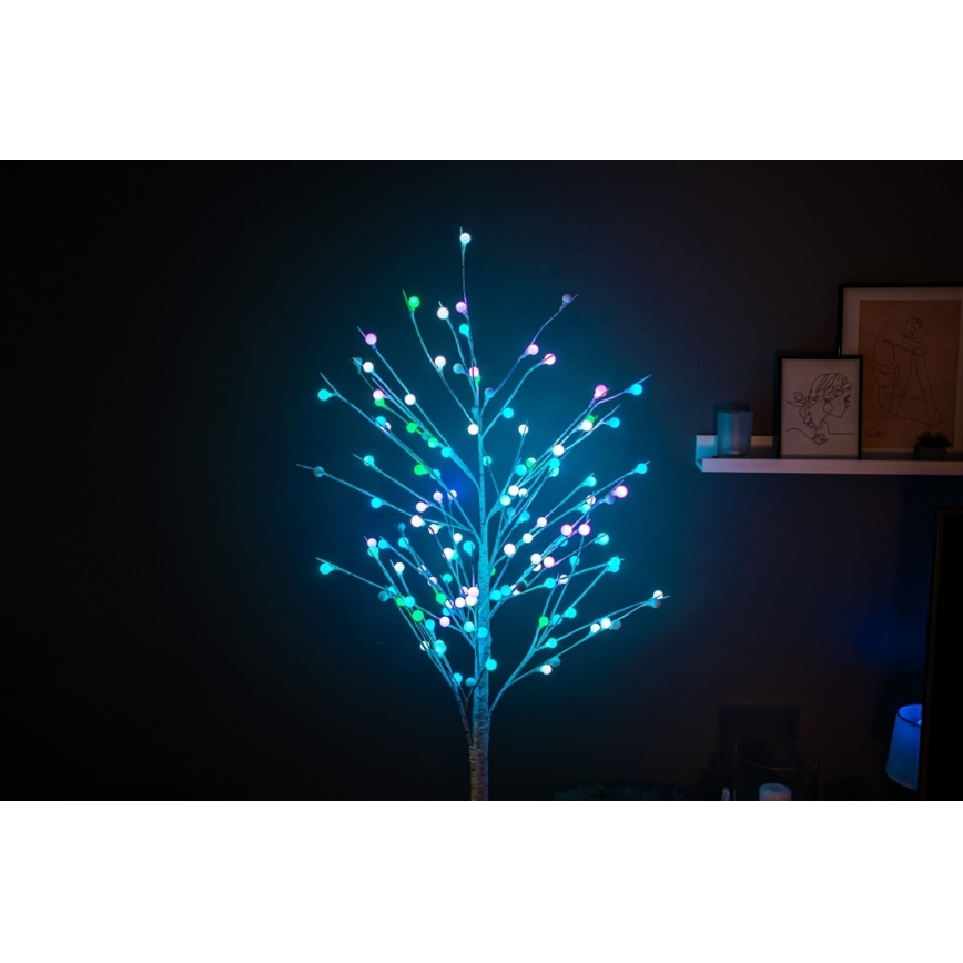 Immax NEO 07750L - LED RGB+CW Aptumšojama āra Ziemassvētku rotājums NEO LITE LED/7,2W/230V 1,8m IP44 Wi-Fi Tuya koks
