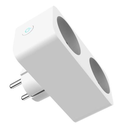 Immax NEO 07751L - Viedās kontaktligzdas sadalītājs NEO LITE 2x16A/230V Wi-Fi Tuya