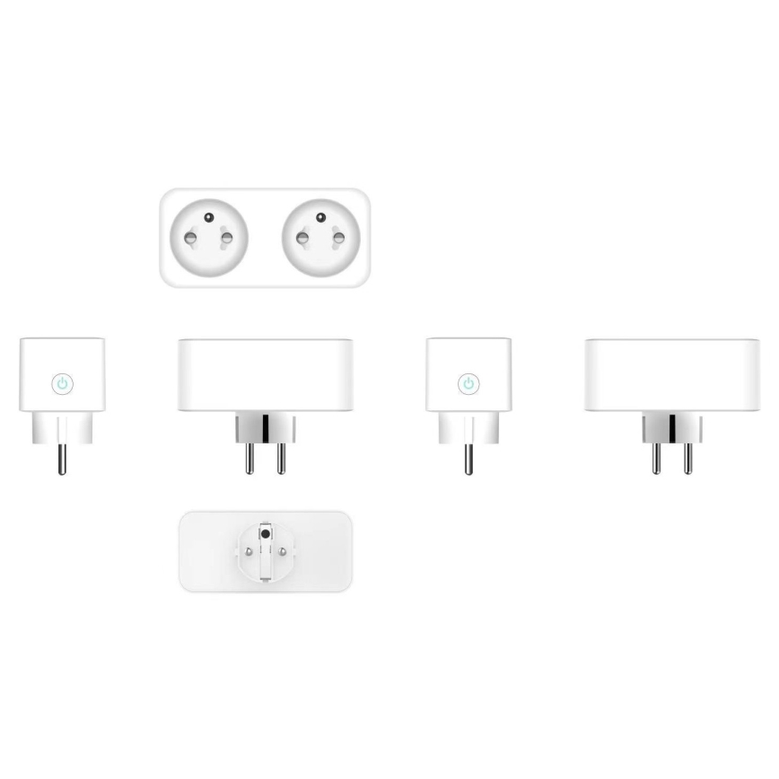 Immax NEO 07751L - Viedās kontaktligzdas sadalītājs NEO LITE 2x16A/230V Wi-Fi Tuya