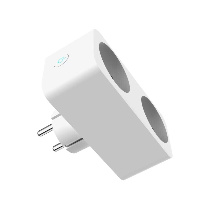 Immax NEO 07752L - Viedā sadalītāja kontaktligzda 2x16A/230V Tuya