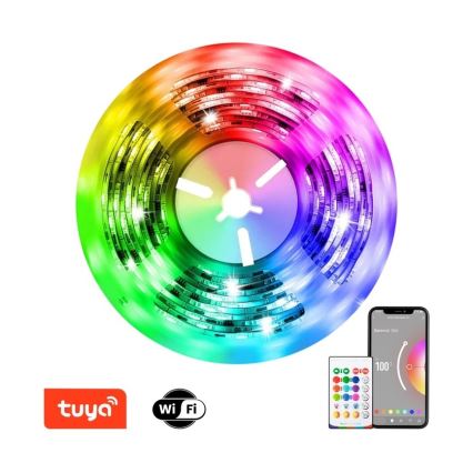 Immax NEO 07775L - LED RGB+CCT Aptumšojama josla NEO LITE LED/48W/230V 10 m IP65 MUSIC Wi-Fi Tuya + tālvadības pults