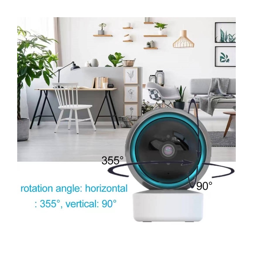 Immax NEO 07781L  - Viedā iekštelpu kamera ar sensoru EYE NEO LITE 355° P/T 5MP Wi-Fi Tuya