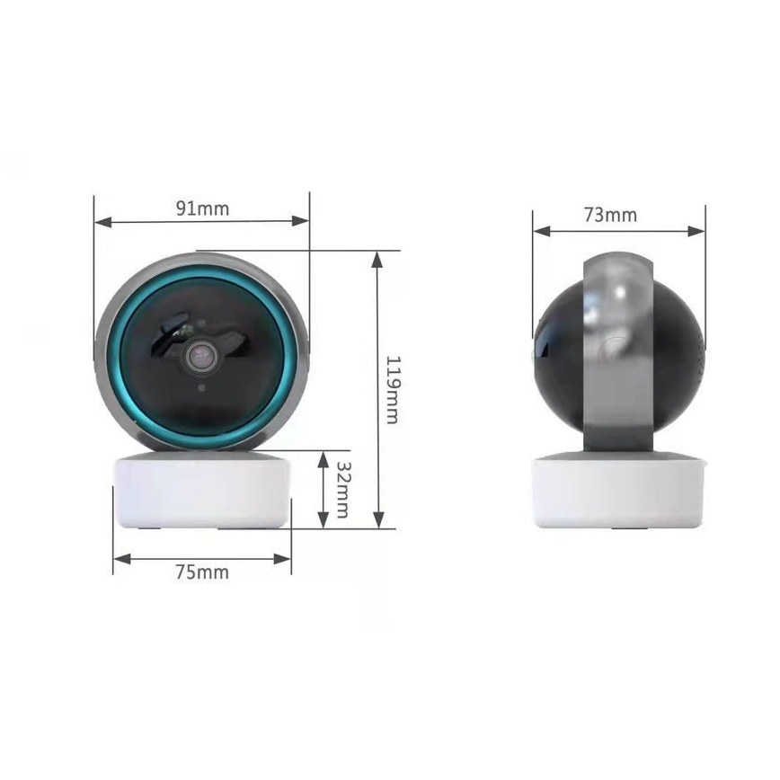 Immax NEO 07781L  - Viedā iekštelpu kamera ar sensoru EYE NEO LITE 355° P/T 5MP Wi-Fi Tuya